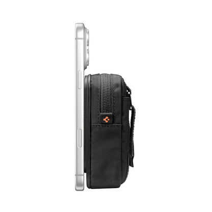 Portefeuille MagSafe, Spigen, TinTap ZIP MagFit 2, Noir AFA11564