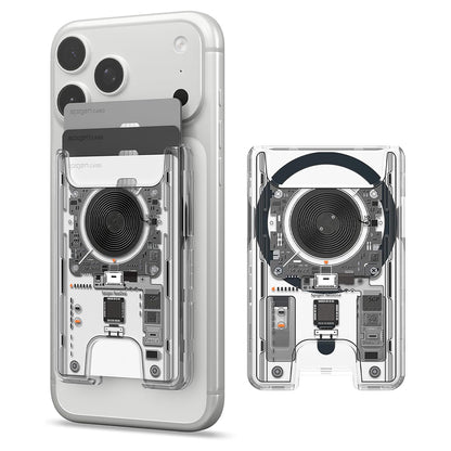 Portefeuille MagSafe, Spigen, Ultra Hybrid Zero One, Transparent AFA11403