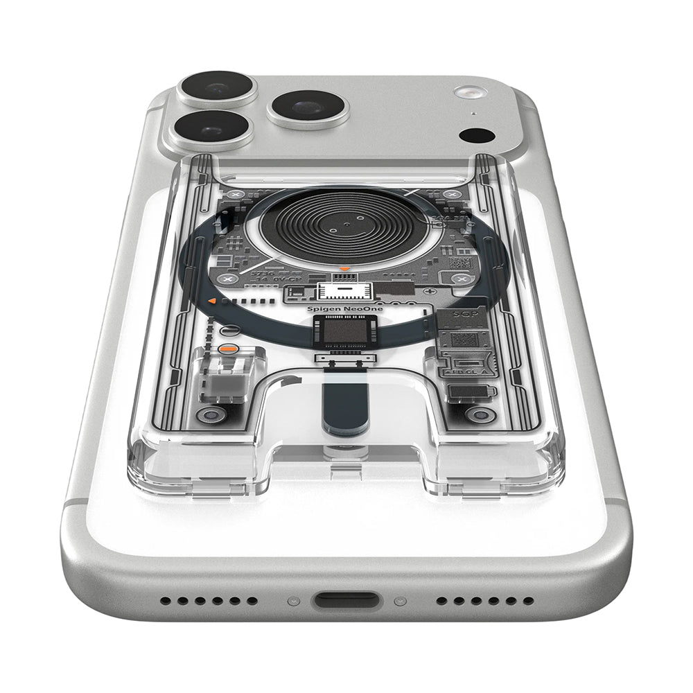 Portefeuille MagSafe, Spigen, Ultra Hybrid Zero One, Transparent AFA11403