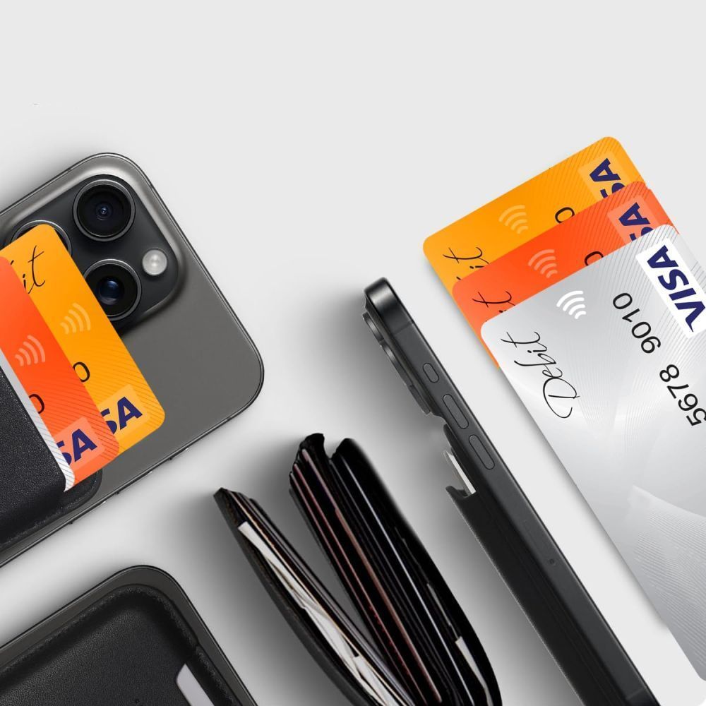 Portefeuille MagSafe, Tech-Protect, Magwallet, Orange