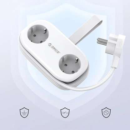 Multiprise Orico APP, 2 x Schuko - 2 x USB-A - 1 x USB-C, Blanc
