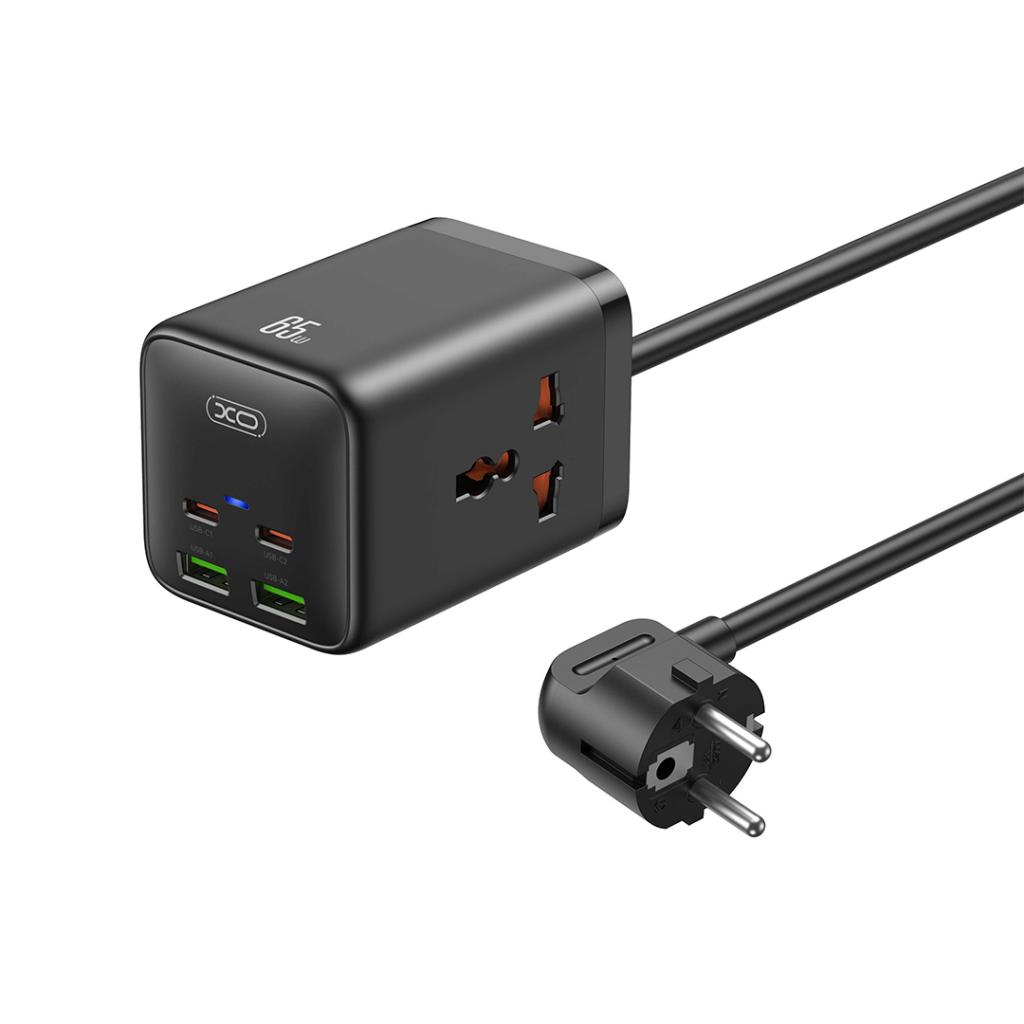 Rallonge XO Design WL24, 2 x Prise, Noir