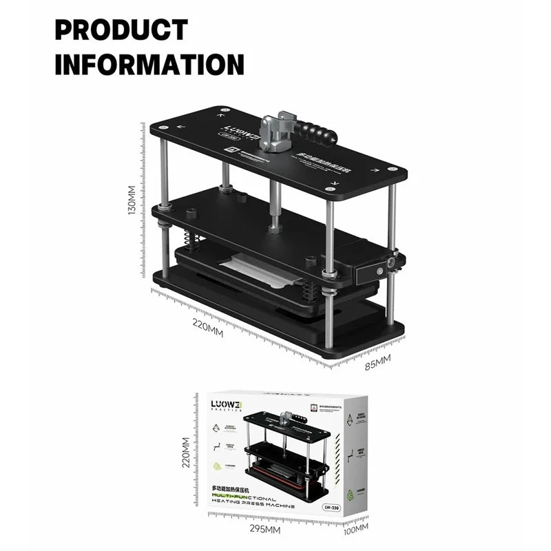 Presse à Chauffage Luowei LW-330