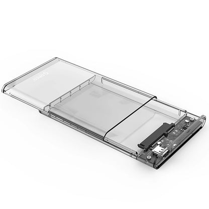Orico 2139C3 Rack for HDD / SSD SATA 2.5inch, USB-C, Transparent