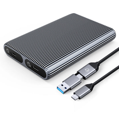 Rack Orico AM2C3-2SN Double Disque pour SSD M.2 NVMe, Gris