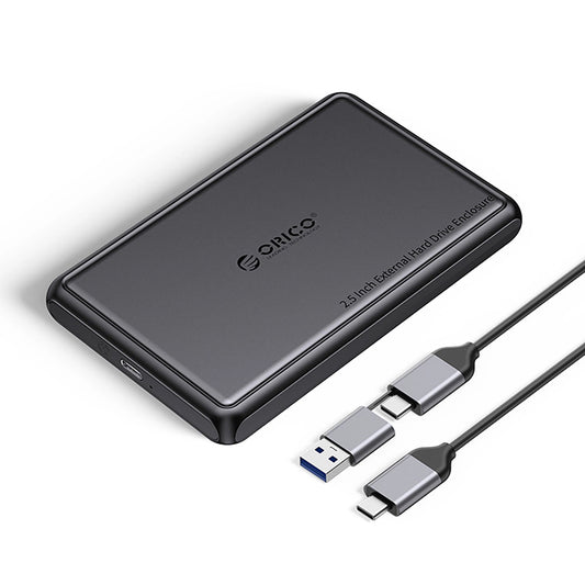 Rack Orico DDL25-C3 pour HDD / SSD SATA 2,5 pouces, USB-C, Noir