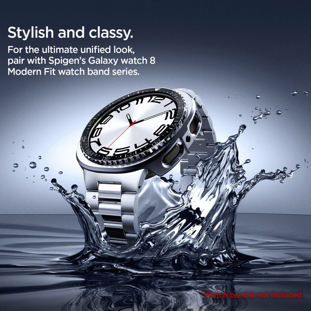 Cadre de protection Spigen Tune Pro Diver pour Samsung Galaxy Watch8 44mm, Noir