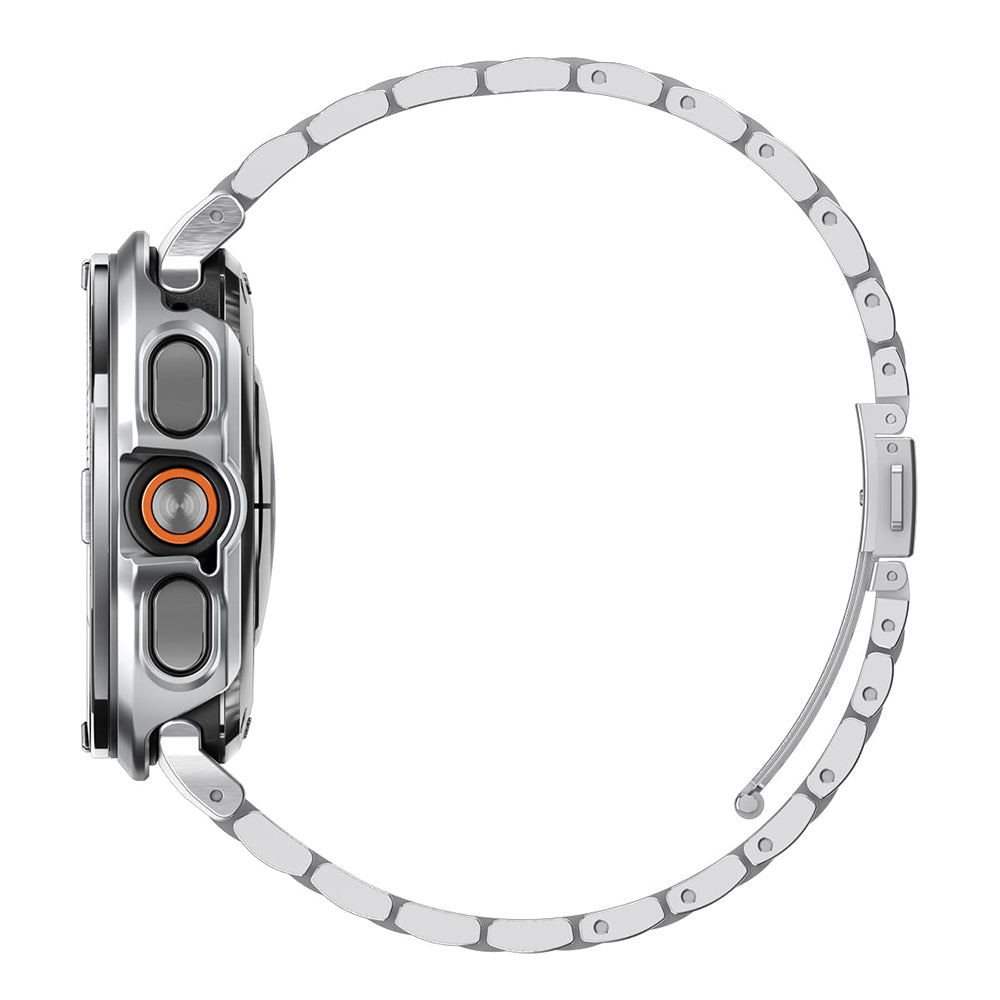 Cadre de protection Spigen Tune Pro Pilot pour Samsung Galaxy Watch Ultra2, Argent ACS11618