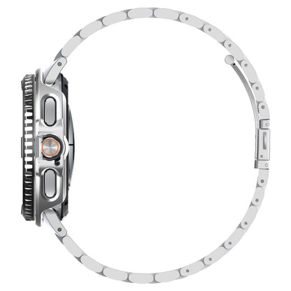 Spigen Tune Pro Pilot Protection Frame for Samsung Galaxy Watch8 Classic, Silver