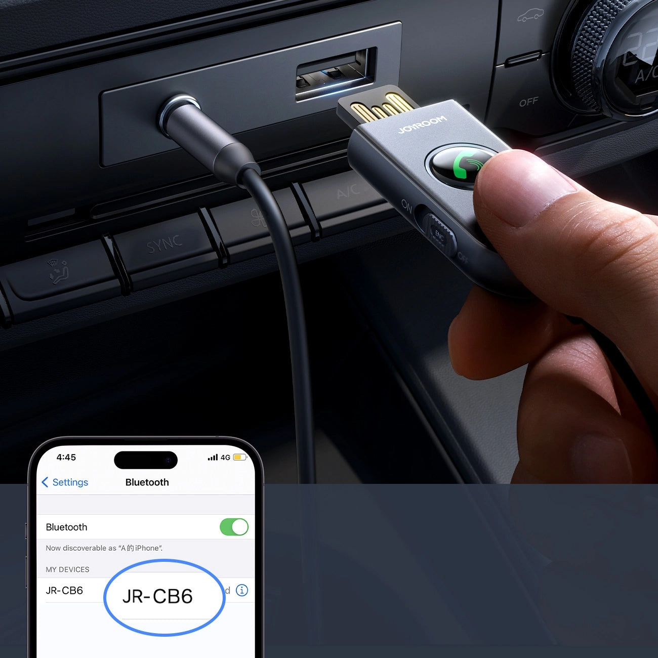 Récepteur Bluetooth Joyroom JR-CB6