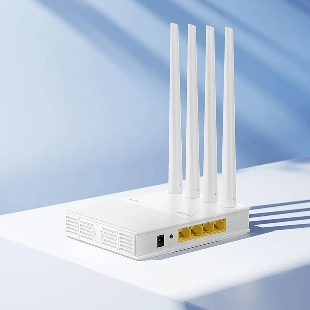 Routeur sans fil HOCO HI31, Double Bande, Wi-Fi 5, Blanc