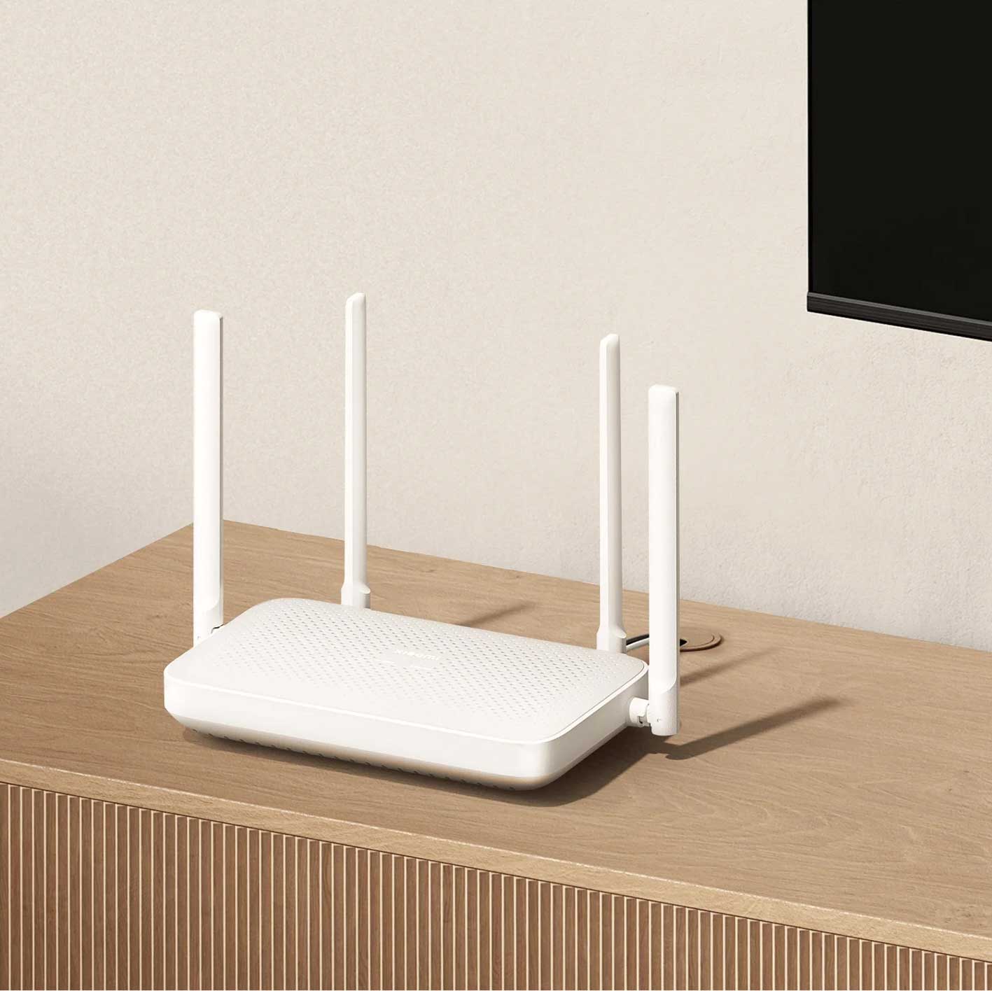 Xiaomi AX1500 Routeur sans fil, double bande, Wi-Fi 6, blanc DVB4412GL