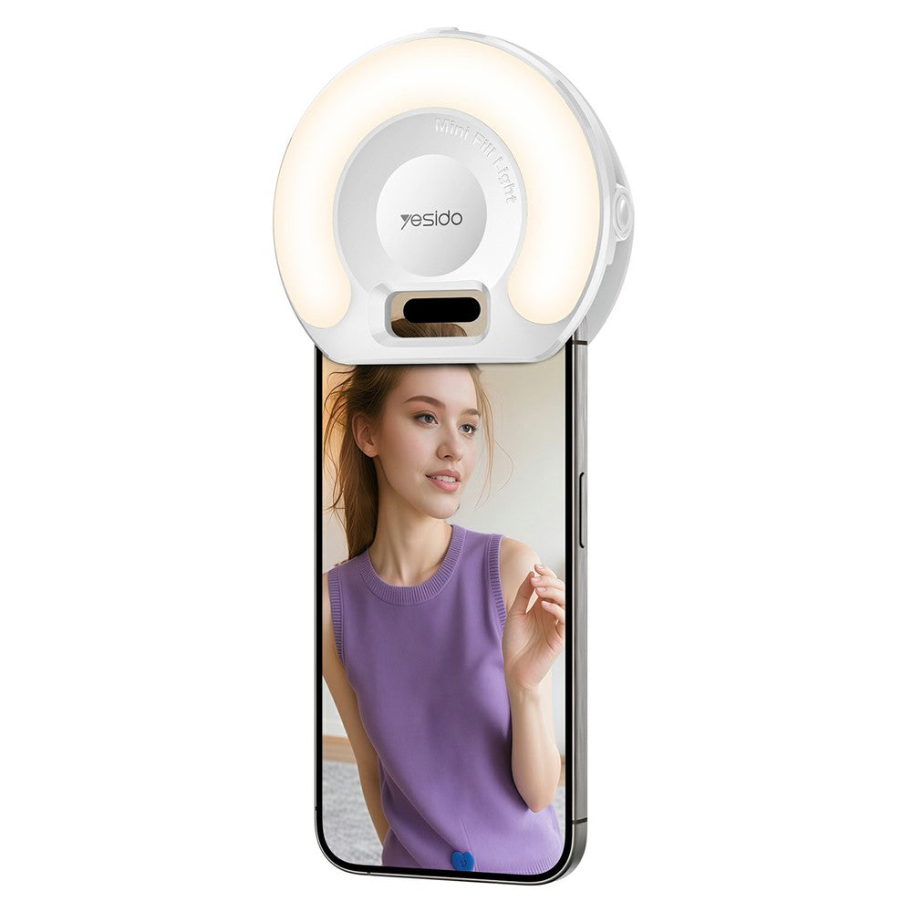 Lumière selfie Yesido DH13, Universelle, Blanche