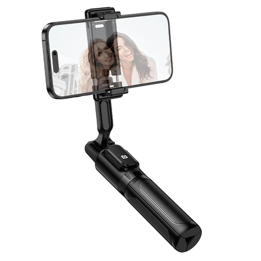 Selfie Stick Bluetooth Borofone BY14 Graceful, 4,5 pouces - 7 pouces, Noir