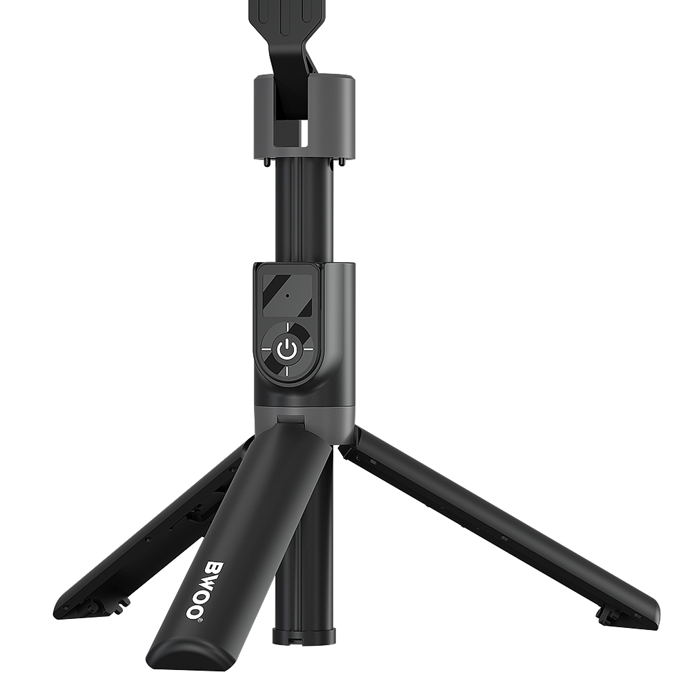 Selfie Stick Bluetooth BWOO BO-ZP14, Universel, Noir