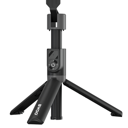 Selfie Stick Bluetooth BWOO BO-ZP14, Universel, Noir