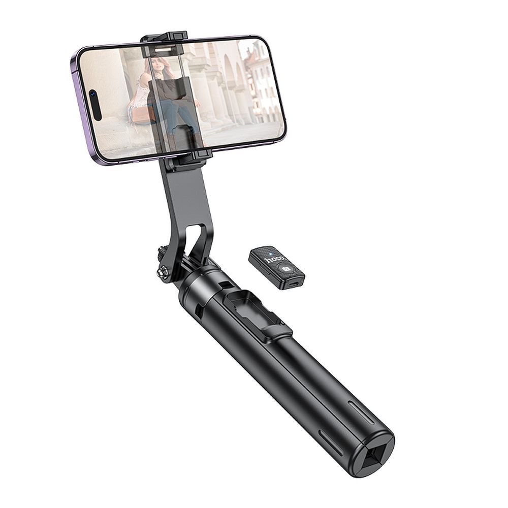 HOCO K21 Selfie Stick Bluetooth, universel, noir 