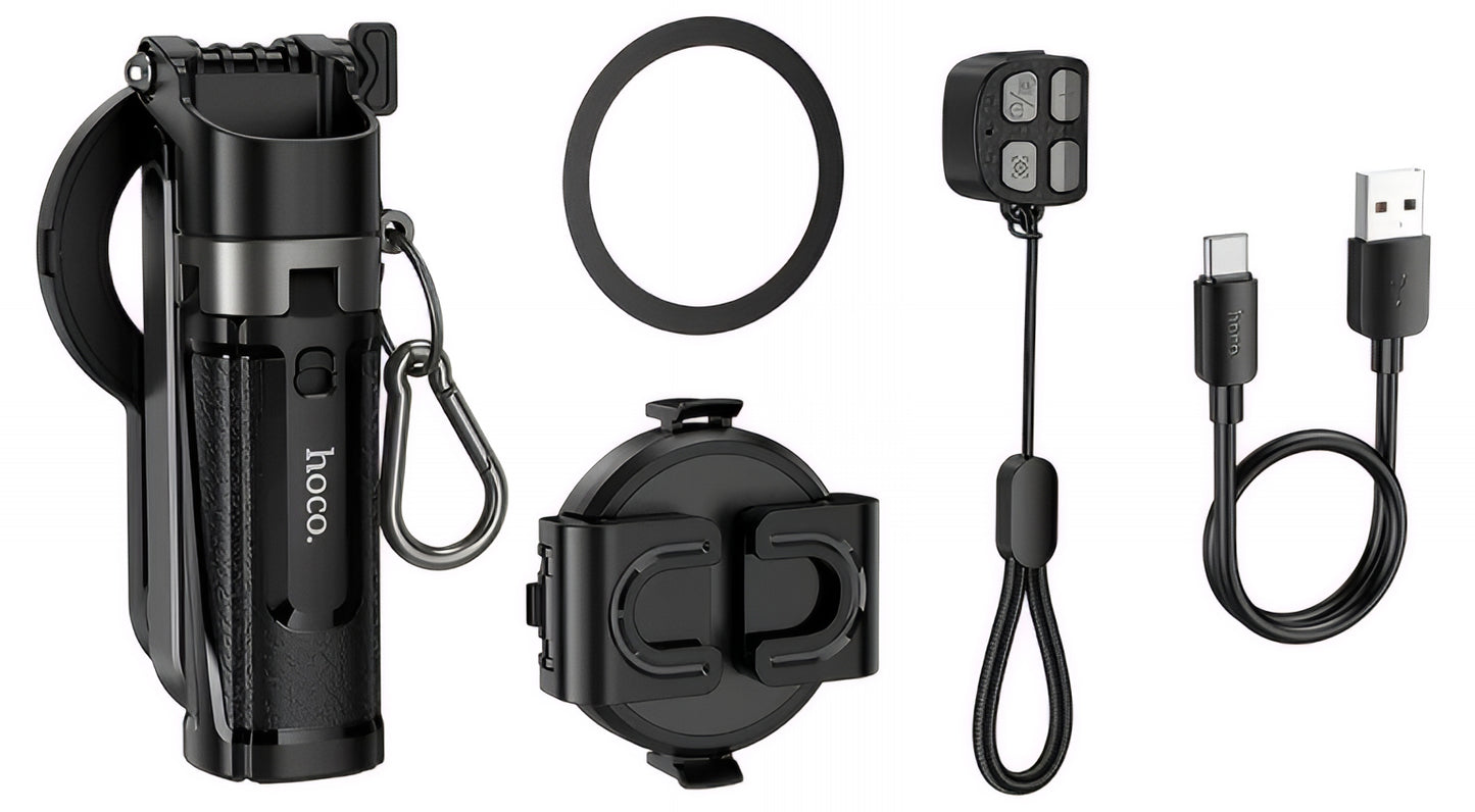 Bluetooth Selfie Stick HOCO K27 Pro, Universal, Black
