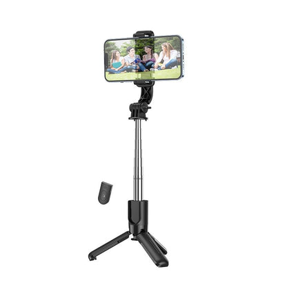 Perche à selfie Bluetooth HOCO K17, Universelle, Noire