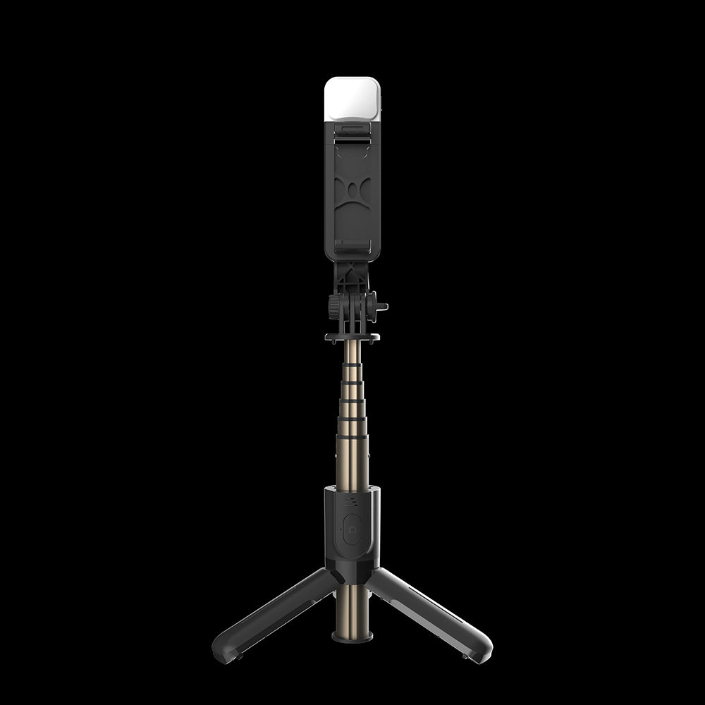 Perche à selfie Bluetooth Techsuit L10s, Universelle, Noir