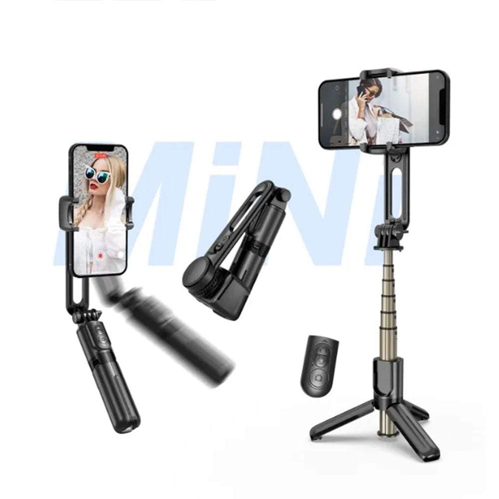 Perche à selfie Bluetooth Techsuit L18Mini, Universelle, Noire