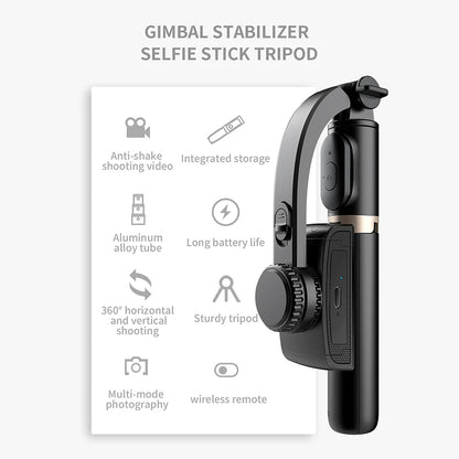 Perche à selfie Bluetooth Techsuit Q08, Universelle, Noire