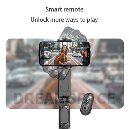Perche à selfie Bluetooth Techsuit Q09, Universelle, Noire