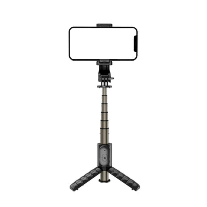 Perche à selfie Bluetooth Techsuit Q10, Universelle, Noire