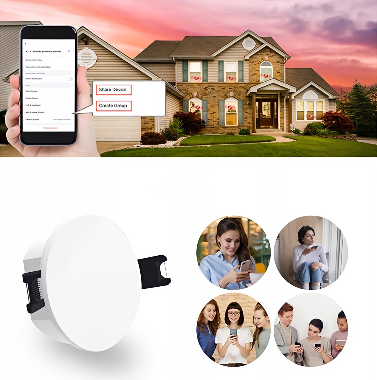 Moes Presence Sensor ZSS-QY-HP, ZigBee