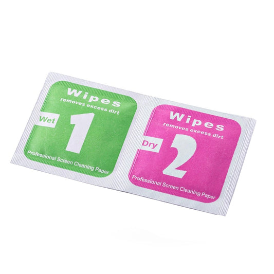 Lingettes de Nettoyage Humides et Sèches OEM, 2en1, Set de 300 pièces