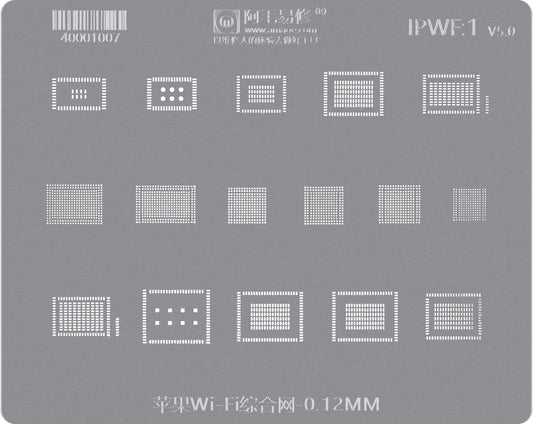Grille BGA Amaoe pour la série Apple iPhone, Wifi IC