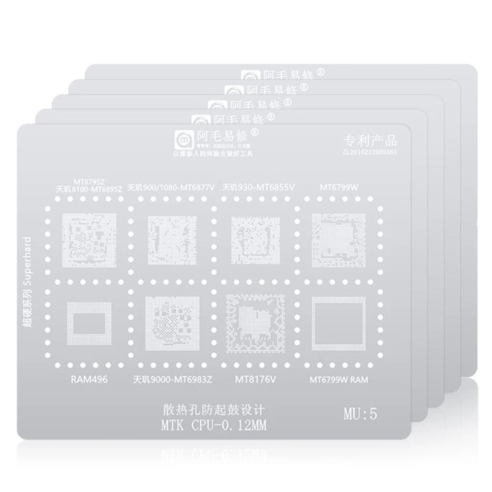 Grille BGA Amaoe pour CPU MTK MU1-5