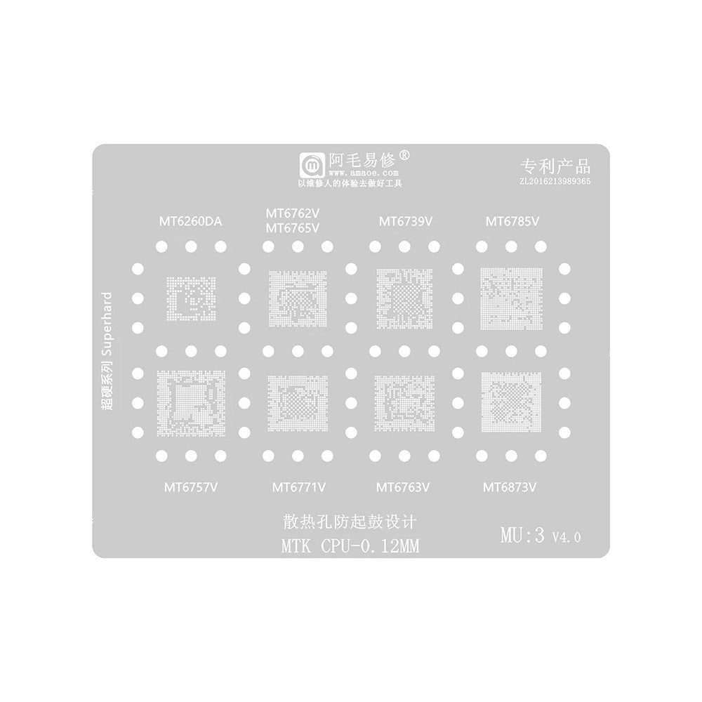 Grille BGA Amaoe pour CPU MTK MU1-5