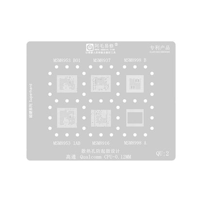 Amaoe BGA Stencil for Qualcomm QU1-8 Series CPU