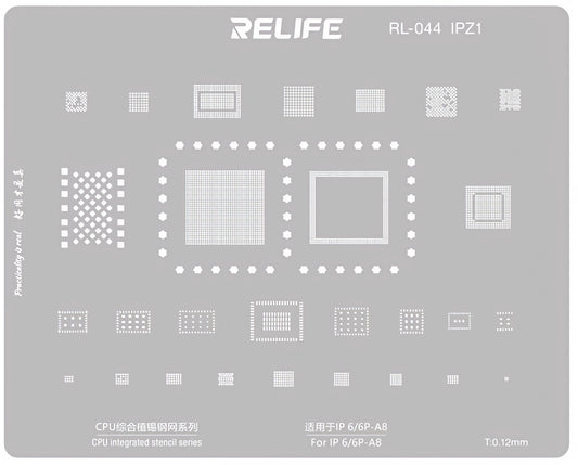 Grille BGA Relife RL-044 IPZ1 pour Apple iPhone 6 / 6 Plus, CPU