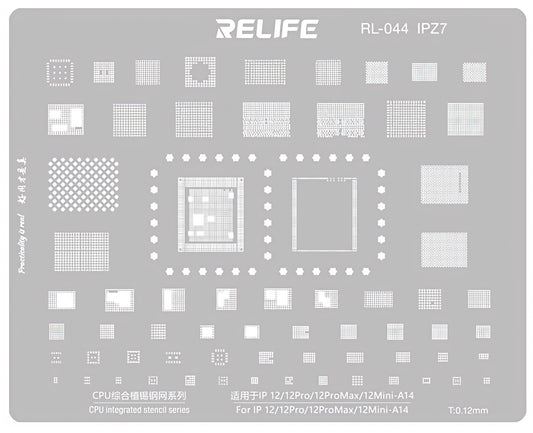 Relife BGA Screen RL-044 IPZ7 for Apple iPhone 12 / 12 Pro / 12 Pro Max / 12 mini, CPU