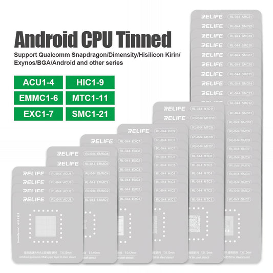 Grille BGA Relife RL-044 pour CPU Android