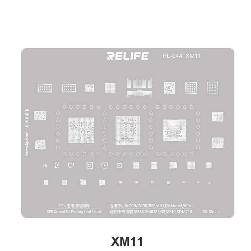 Grille BGA Relife RL-044 V2.0 pour CPU Série Xiaomi