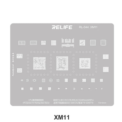 Grille BGA Relife RL-044 V2.0 pour CPU Série Xiaomi