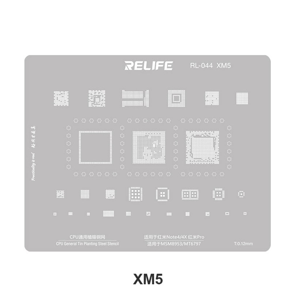 Grille BGA Relife RL-044 V2.0 pour CPU Série Xiaomi