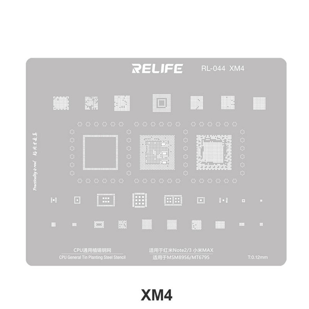 Grille BGA Relife RL-044 V2.0 pour CPU Série Xiaomi