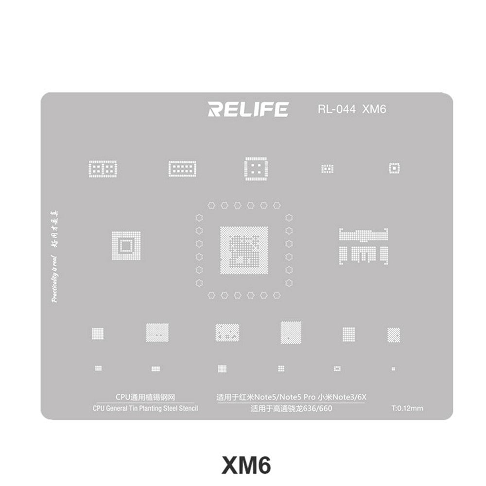 Grille BGA Relife RL-044 V2.0 pour CPU Série Xiaomi