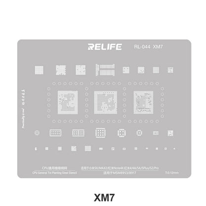 Grille BGA Relife RL-044 V2.0 pour CPU Série Xiaomi