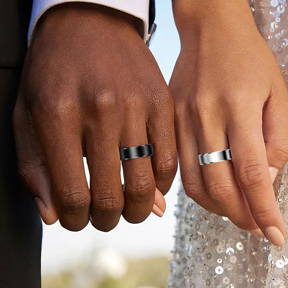 Smart Ring Techsuit R6, Taille 8, Noir