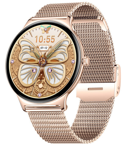 Montre connectée Blavec M01 Vesta Call, Rose Doré