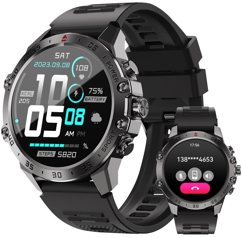 Montre connectée BWOO WA-08, Noir
