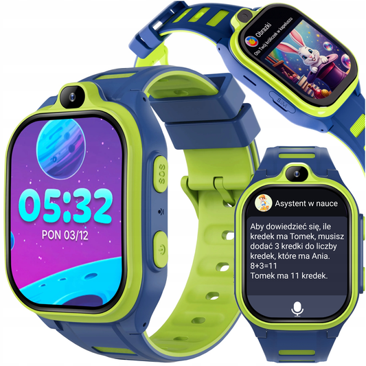 Montre connectée Forever Kids Boost KW-530 Call, Bleu