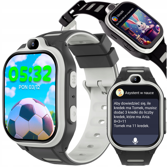 Montre connectée Forever Kids Boost KW-530 Call, Noir