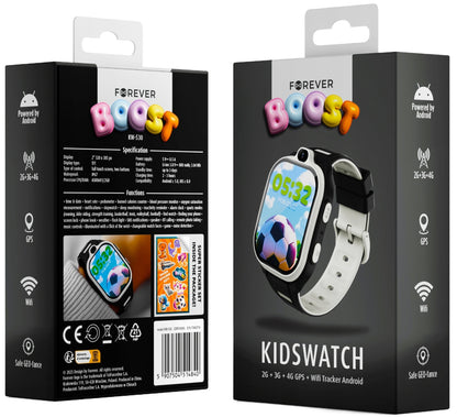 Montre connectée Forever Kids Boost KW-530 Call, Noir