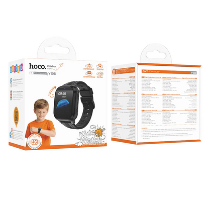 Montre connectée HOCO Y108 Kids Call, Noir